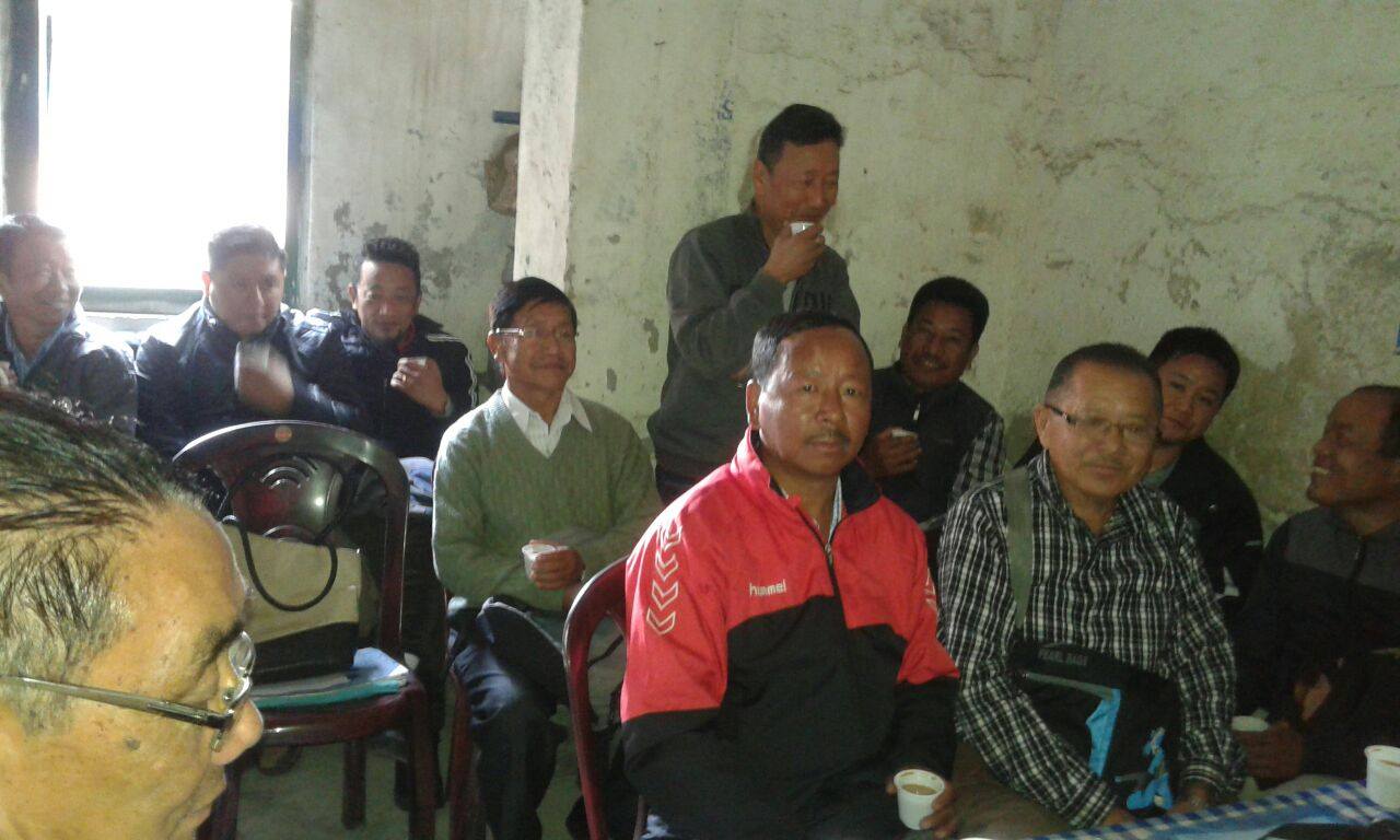 WBKRDB members of Kalimpong Mahakuma attending meeting on November 27 discussing schemes of Board.