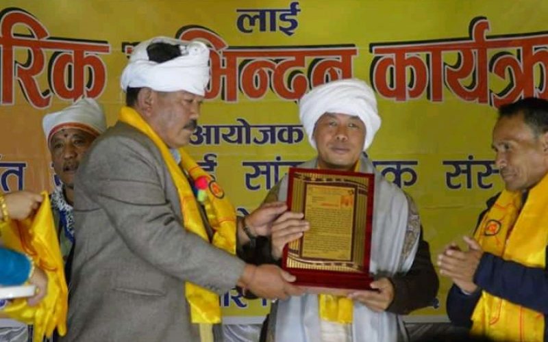 Mirik felicitates WBKRDB chairman Dipraj Rai