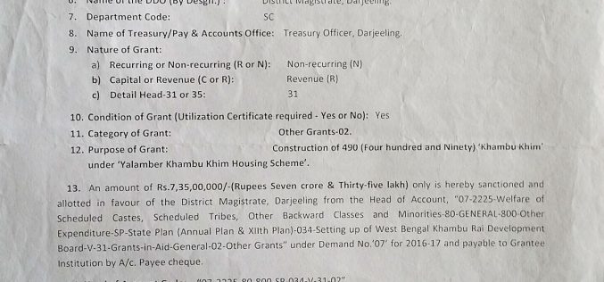 Plan Fund Received Rs. 7,35 crore on Sept 19, 2016