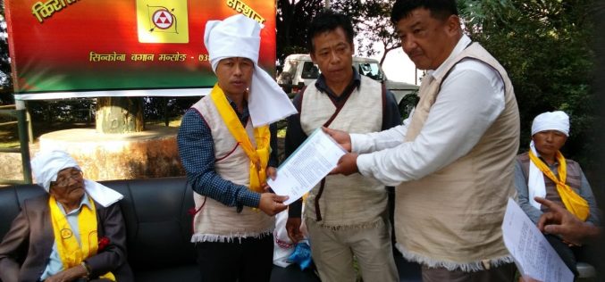 Mongsong Welcome Chairman Dipraj Rai