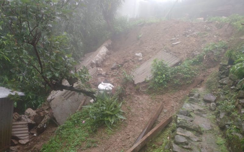 Incessant rainfall triggers landslides, affects numerous Khambu Rai beneficiaries